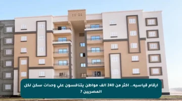 أرقام قياسية.. أكثر من 240 ألف مواطن يتنافسون على وحدات سكن لكل المصريين 7